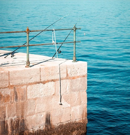 Üsküdar sahilinden Kız Kulesi manzaralı deniz görüntüsü, İstanbul Boğazı